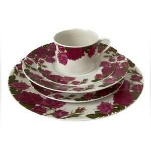 “Morning Rose” by Royal 5 Piece Place Setting Fine Bone China NIB